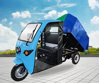 E Cart with Garbage Box